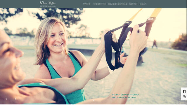 Screenshot von wera-personal-training.de
